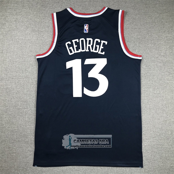 Camiseta Los Angeles Clippers Paul George NO 13 Icon 2024-25 Azul